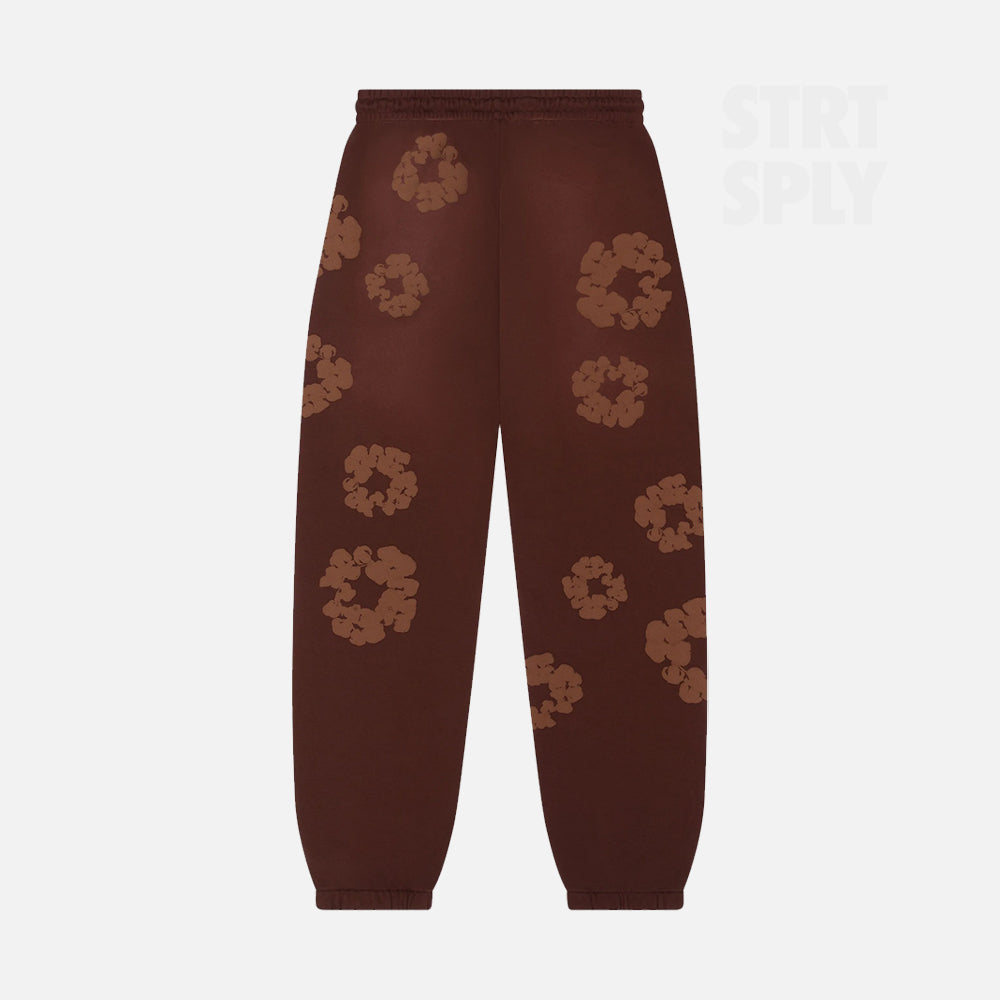 Denim Tears Mono Cotton Wreath Sweatpant - Brown
