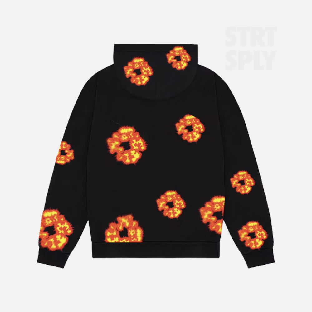 Denim Tears x Offset Cotton Wreath Hoodie - Black