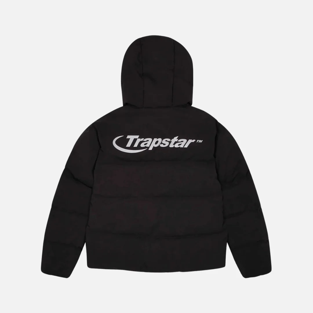 Trapstar Hyperdrive Technical Puffer Jacket - Black / Reflective