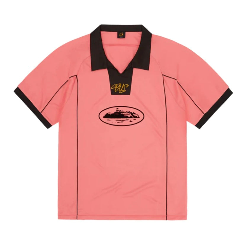 Corteiz RTW Tallisimo Football Jersey - Pink / Black
