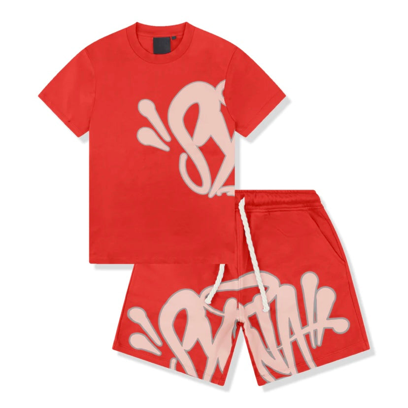 こちらはのページになりますSyna World Logo T-shirt Short Set - Red ...