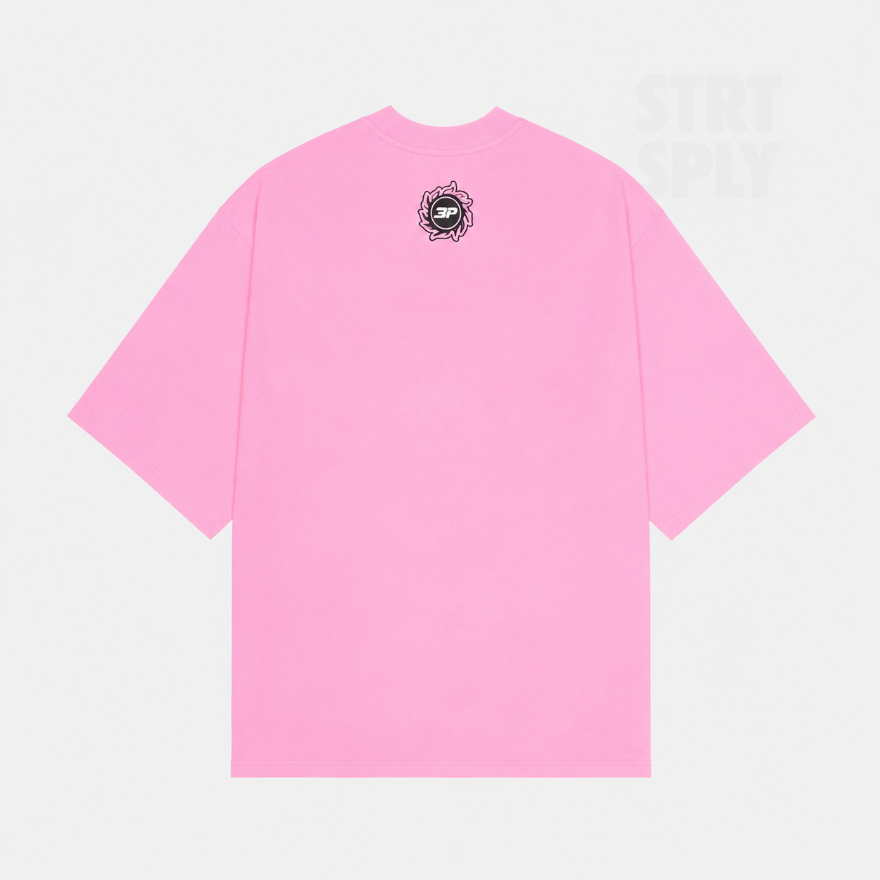 Broken Planet Star Logo T-Shirt - Bubble Gum Pink
