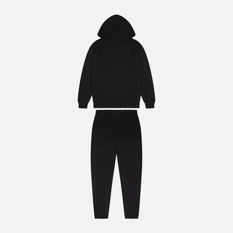 Trapstar Chenille Decoded Hooded Tracksuit - Black / Yellow