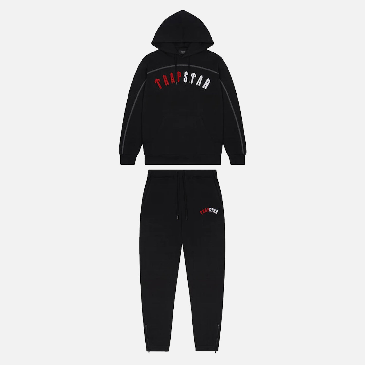 Trapstar Irongate Chenille Arch Hooded Tracksuit - Infrared Edition