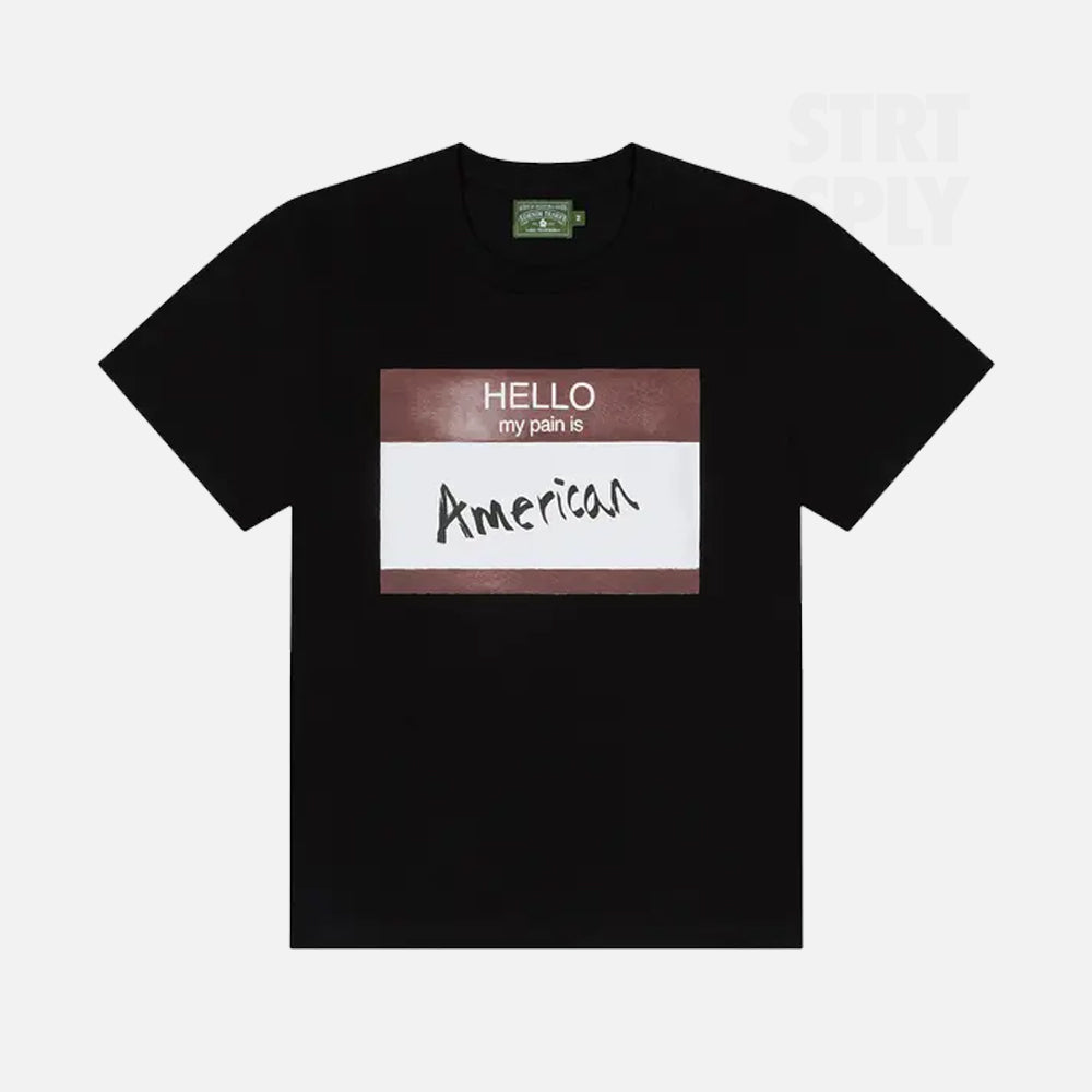 Denim Tears My Pain Is T-Shirt - Black