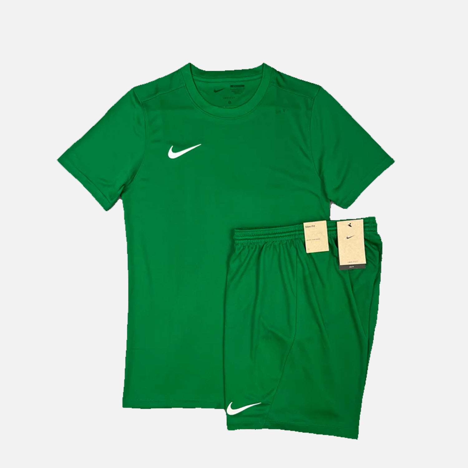 Nike Dri-Fit Essential T-Shirt & Short Set - Pine Green
