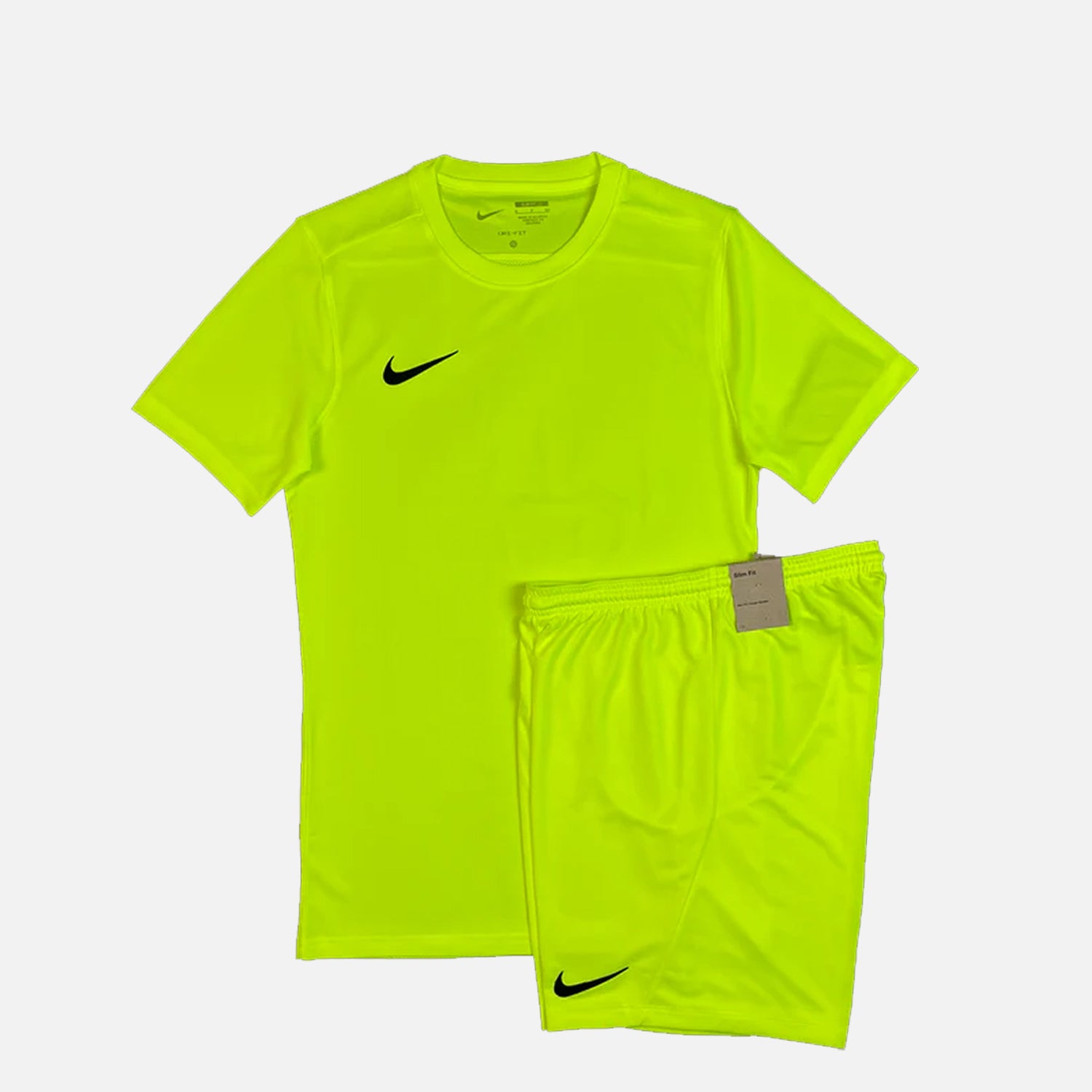 Nike Dri-Fit Essential T-Shirt & Short Set - Volt