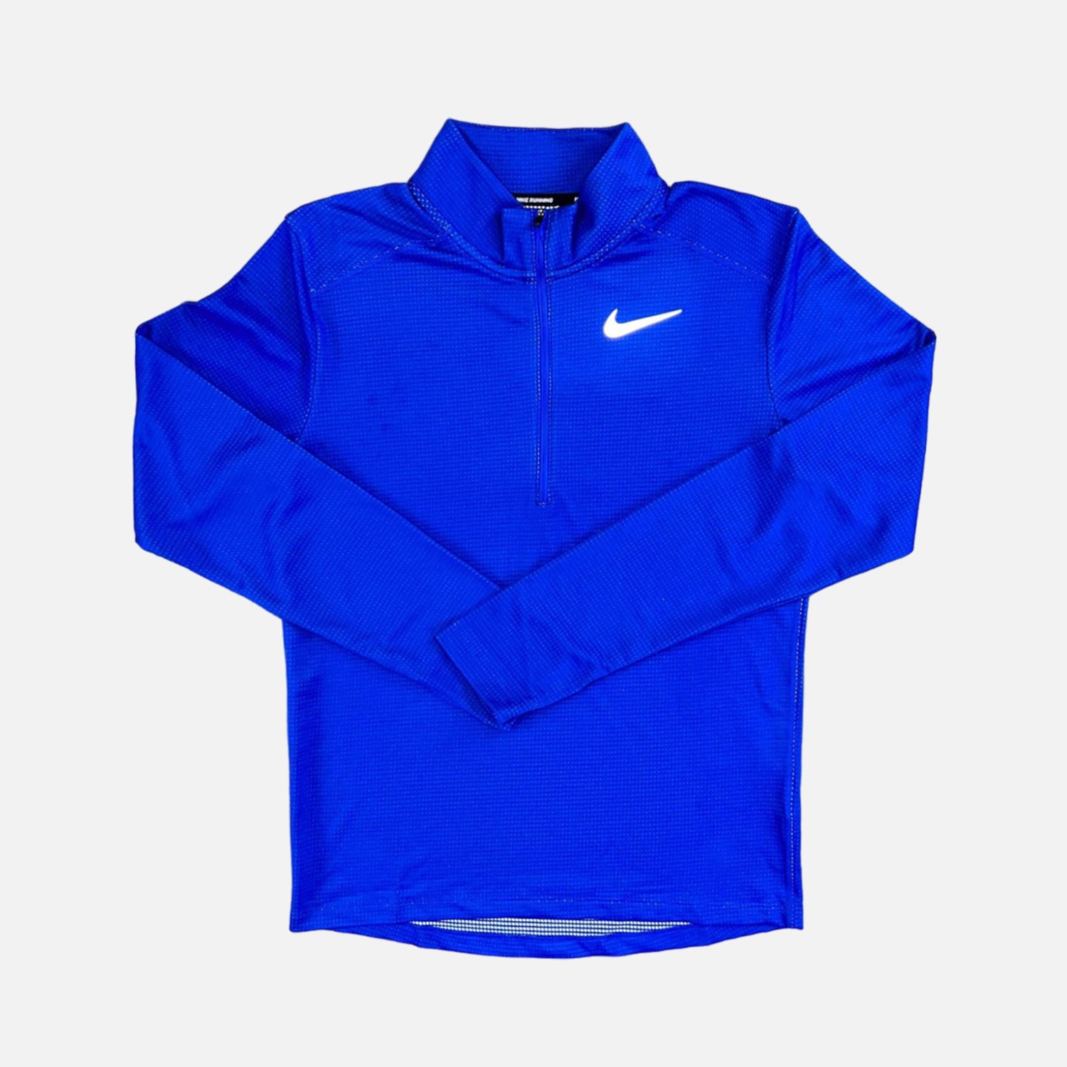 nike element 2.0 half zip blue