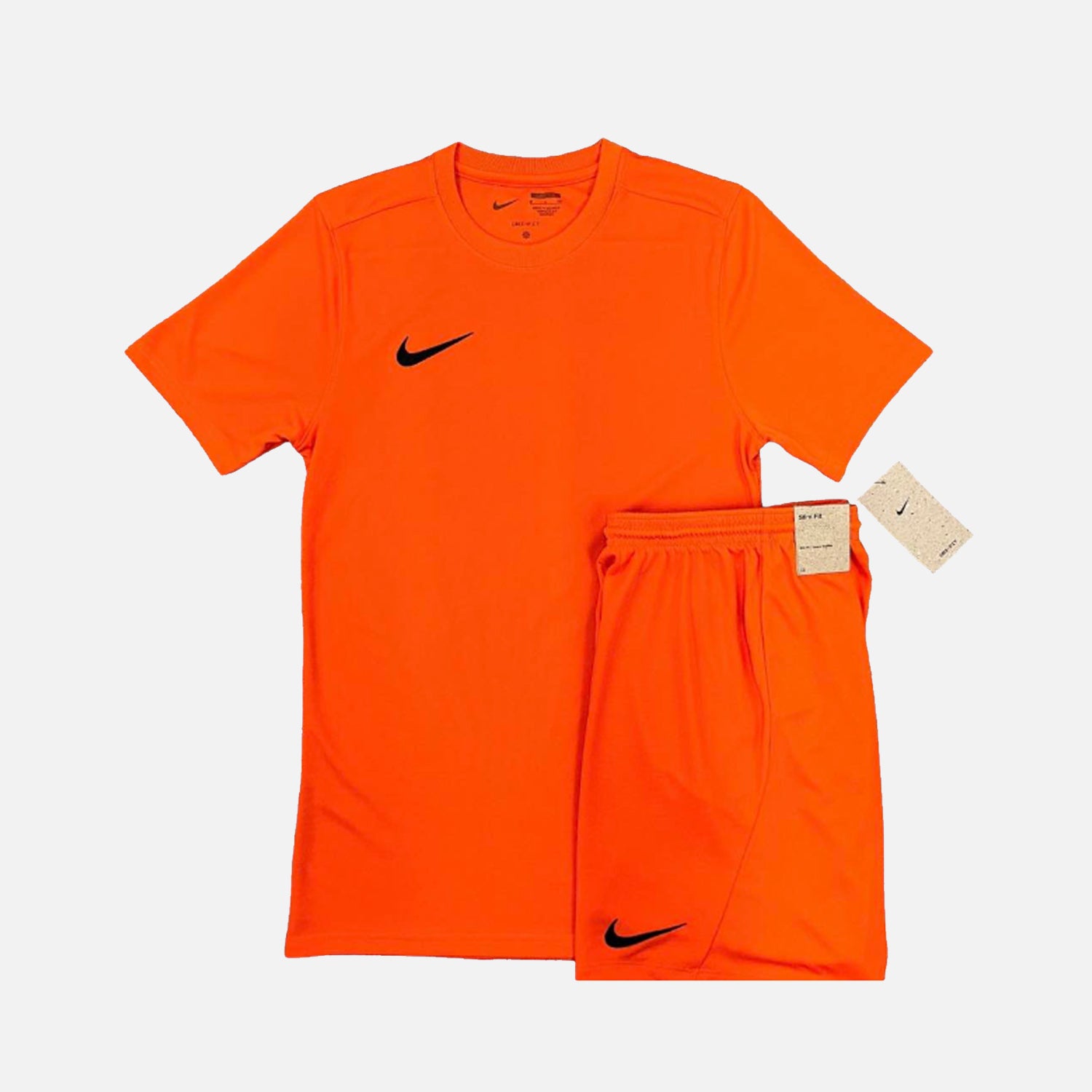 Nike Dri-Fit Essential T-Shirt & Short Set - Orange