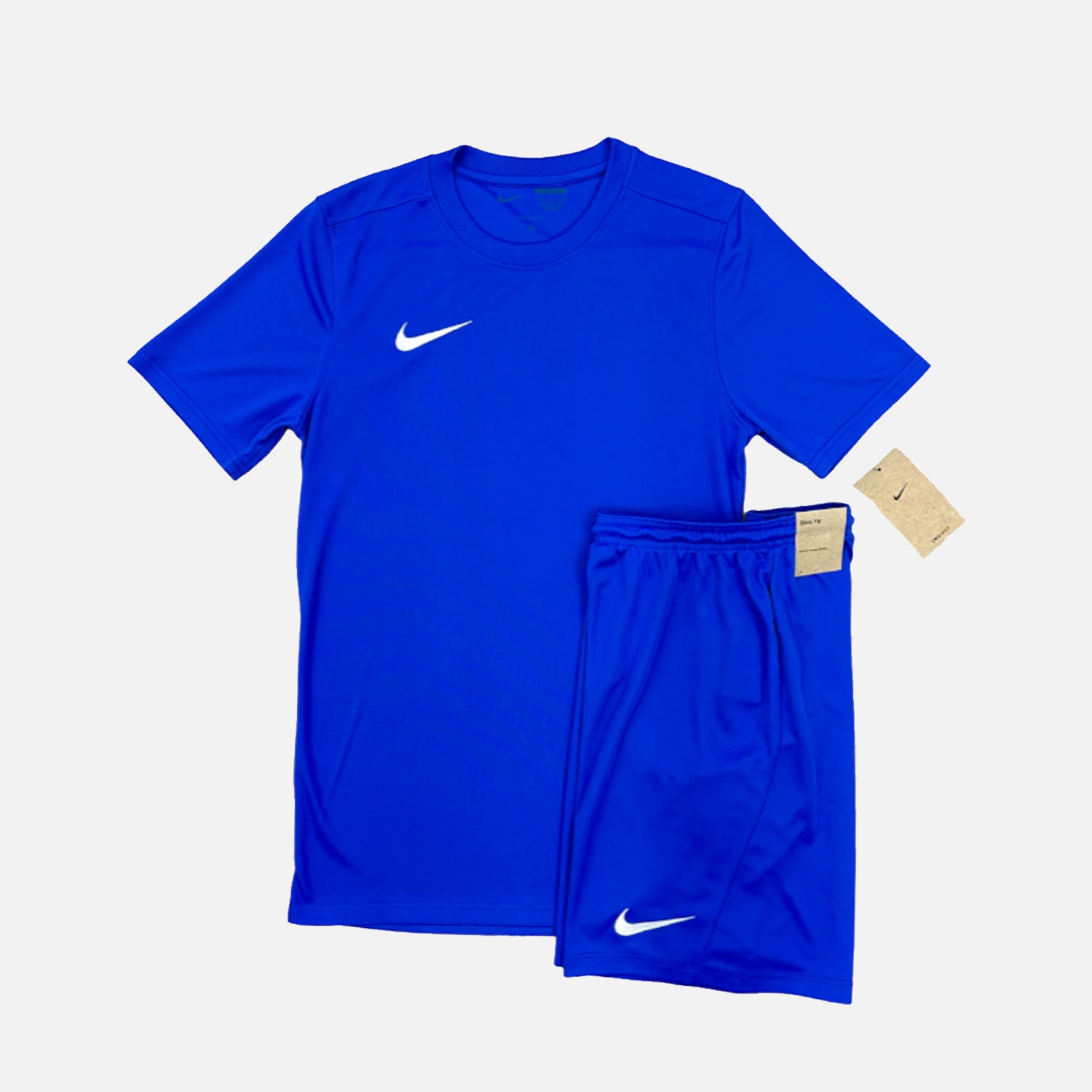 Nike Dri-Fit Essential T-Shirt & Short Set - Royal Blue