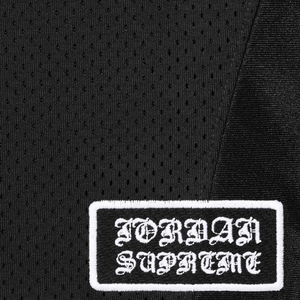 Supreme x Air Jordan Warm Up Jersey - Black