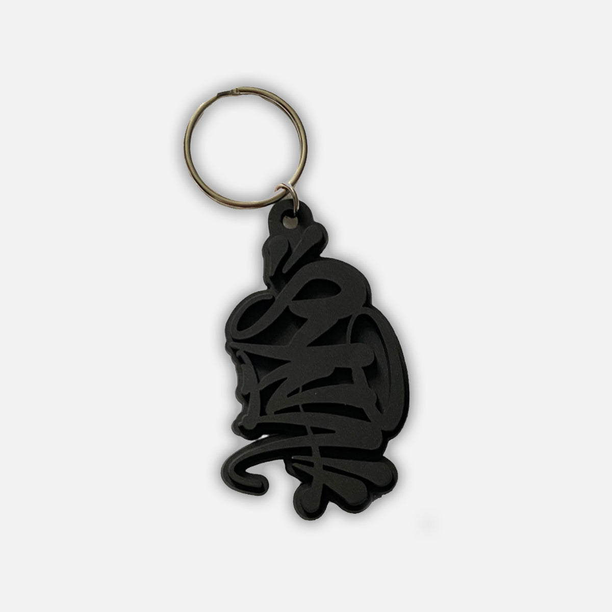 Syna Lettering Syna World 'Syna' Logo Keyring - Black