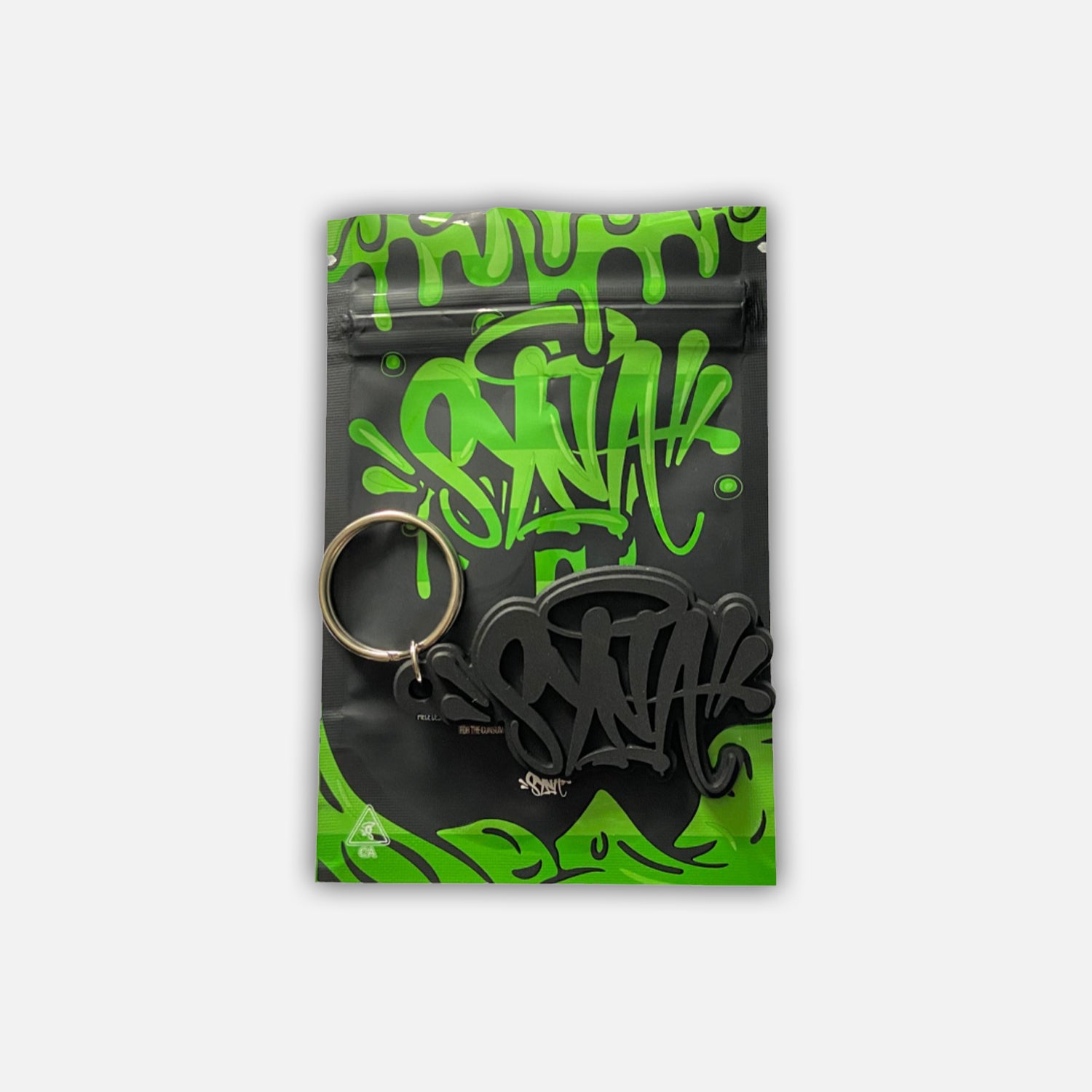 Syna Lettering Syna World 'Syna' Logo Keyring - Black