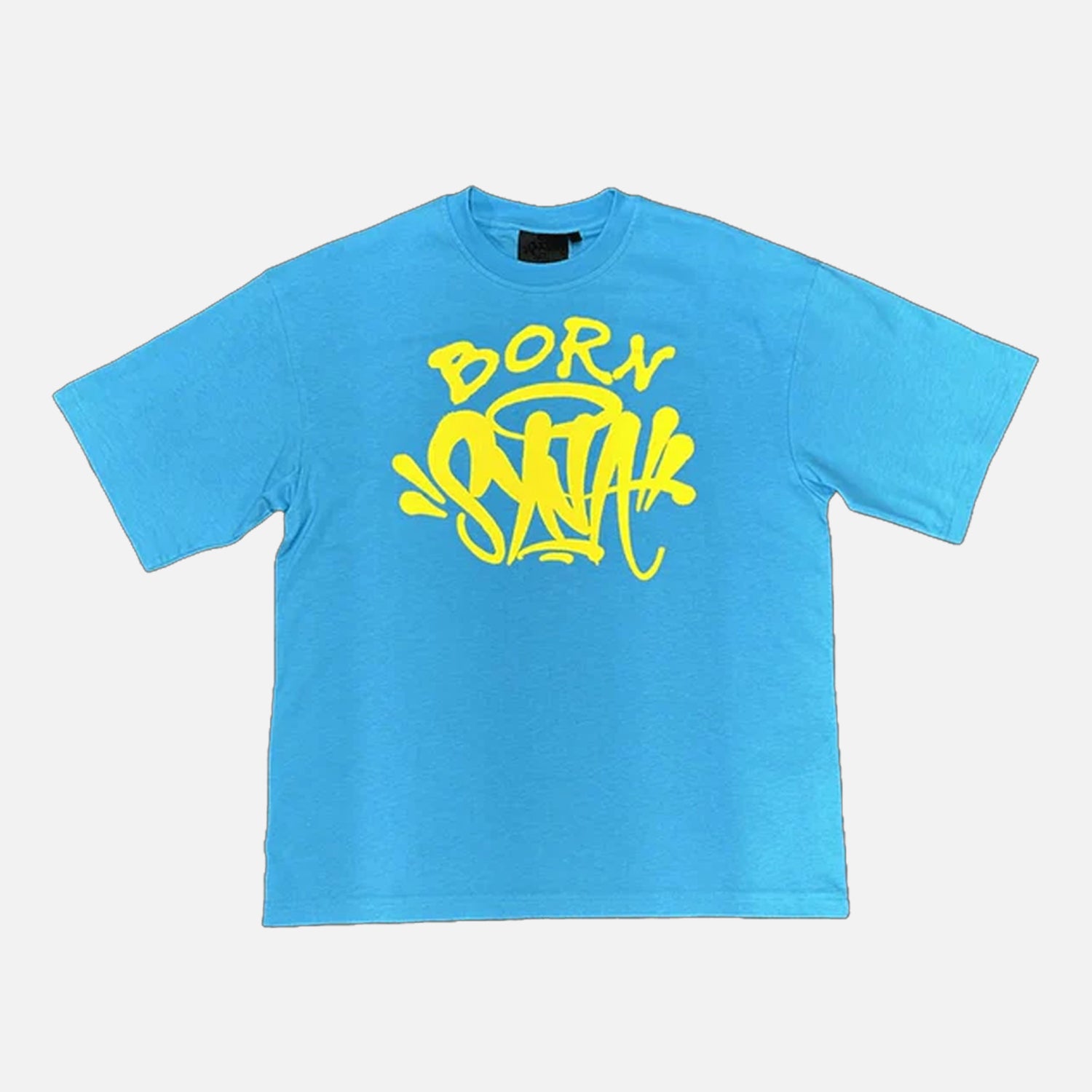 Syna World Born Syna Logo T-Shirt - Blue / Yellow