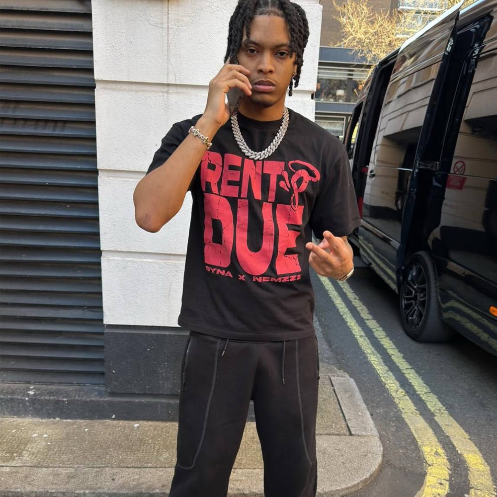Syna World x Nemzzz Rents Due T-Shirt - Black
