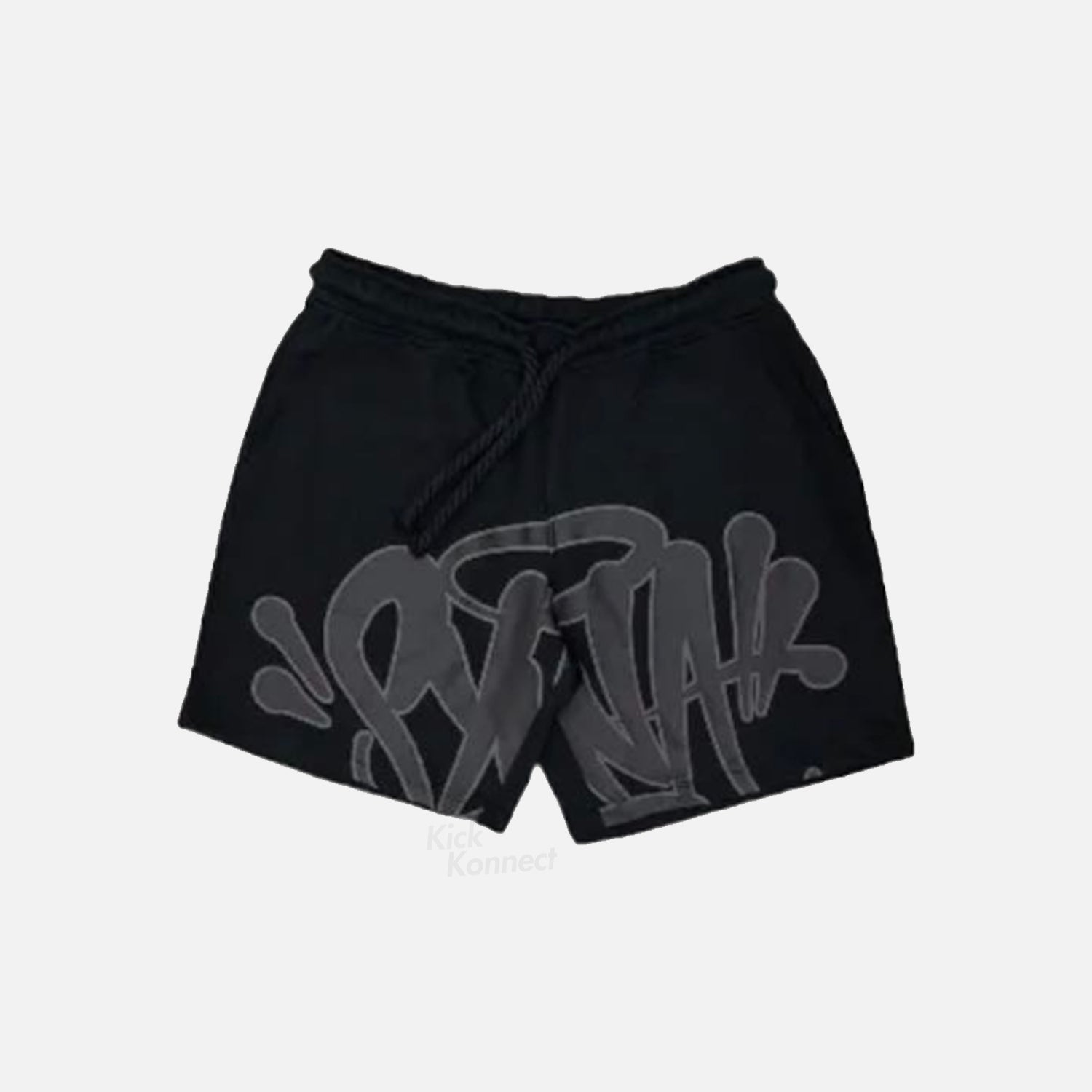 Syna World T-Shirt & Shorts Logo Set - Black / Grey