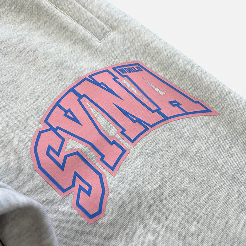 Syna World College Logo Tracksuit - Grey / Pink