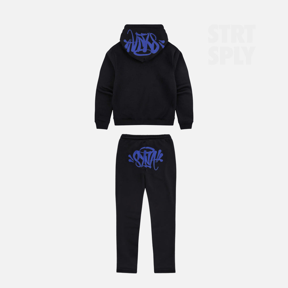 Syna World Logo Tracksuit - Black / Blue