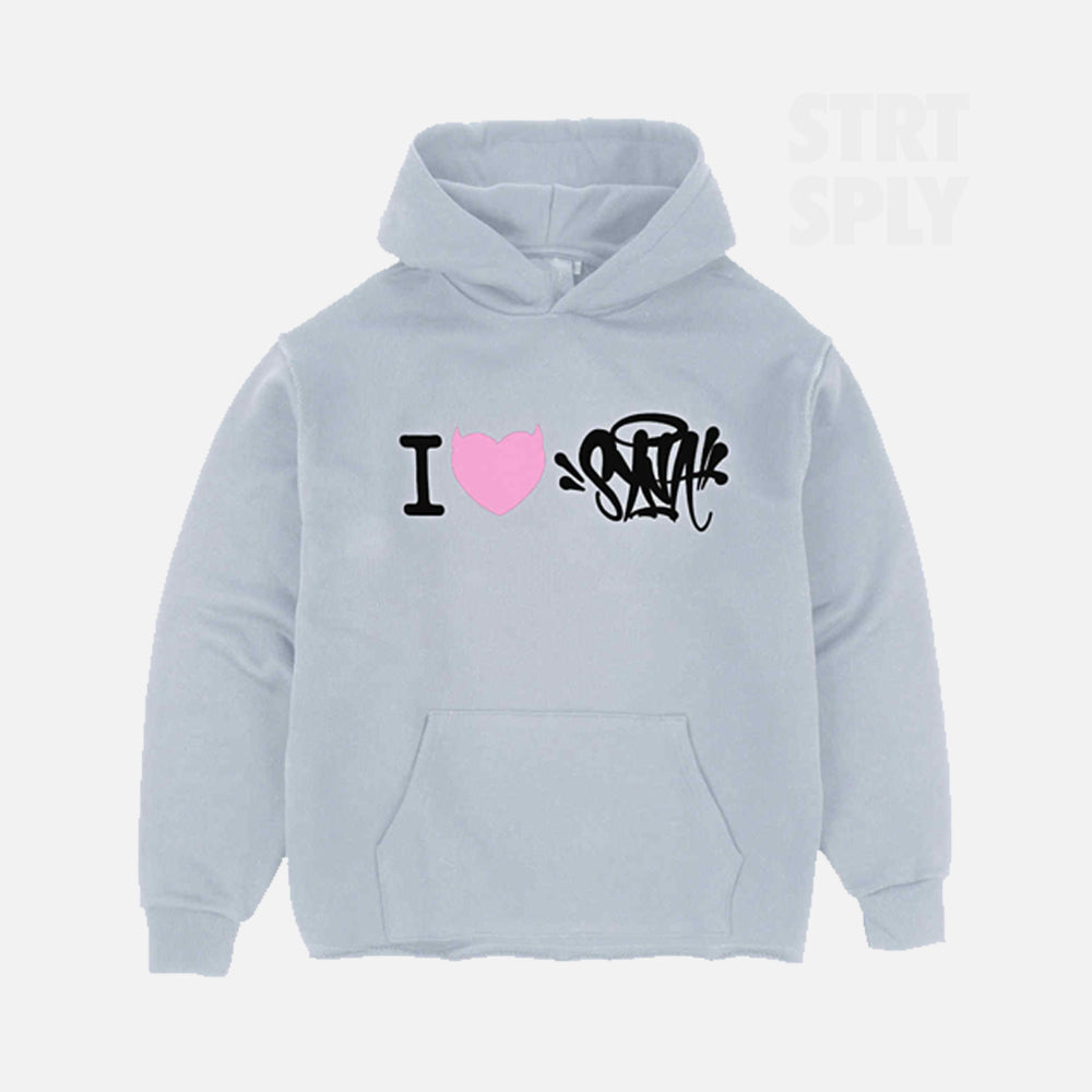Syna World I Love Syna Hoodie - Grey