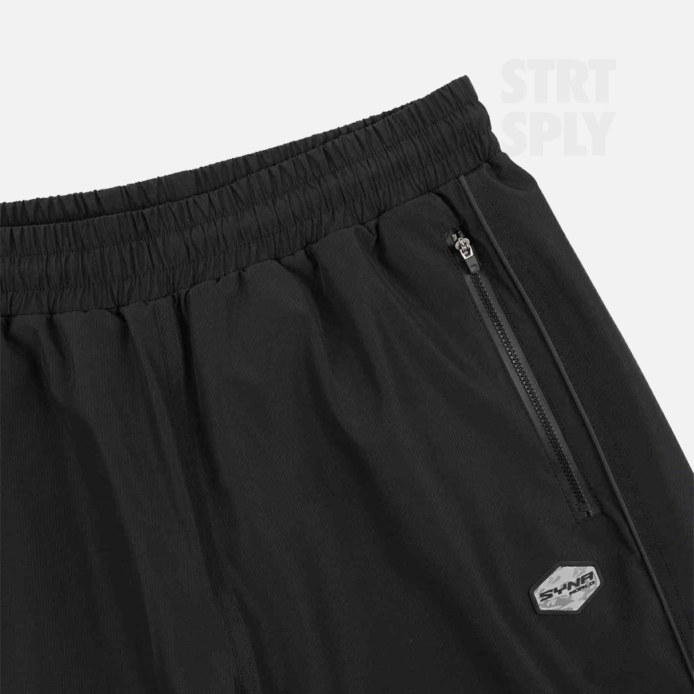 Syna World Micro Ripstop Track Pant - Black / Reflective