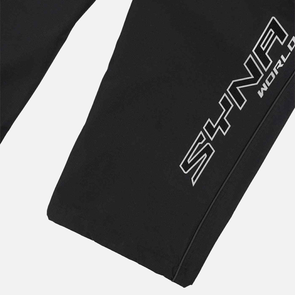 Syna World Micro Ripstop Track Pant - Black / Reflective