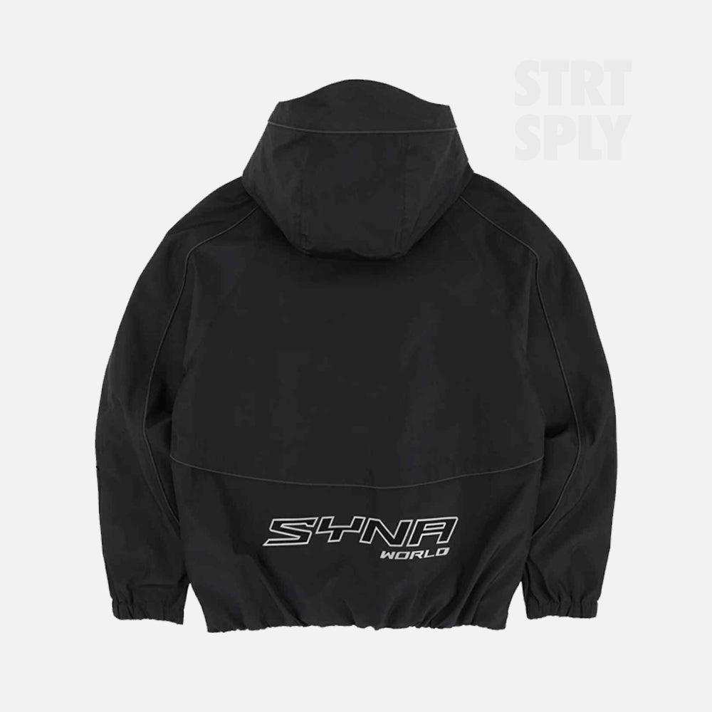 Syna World Micro Ripstop Windbreaker - Black / Reflective