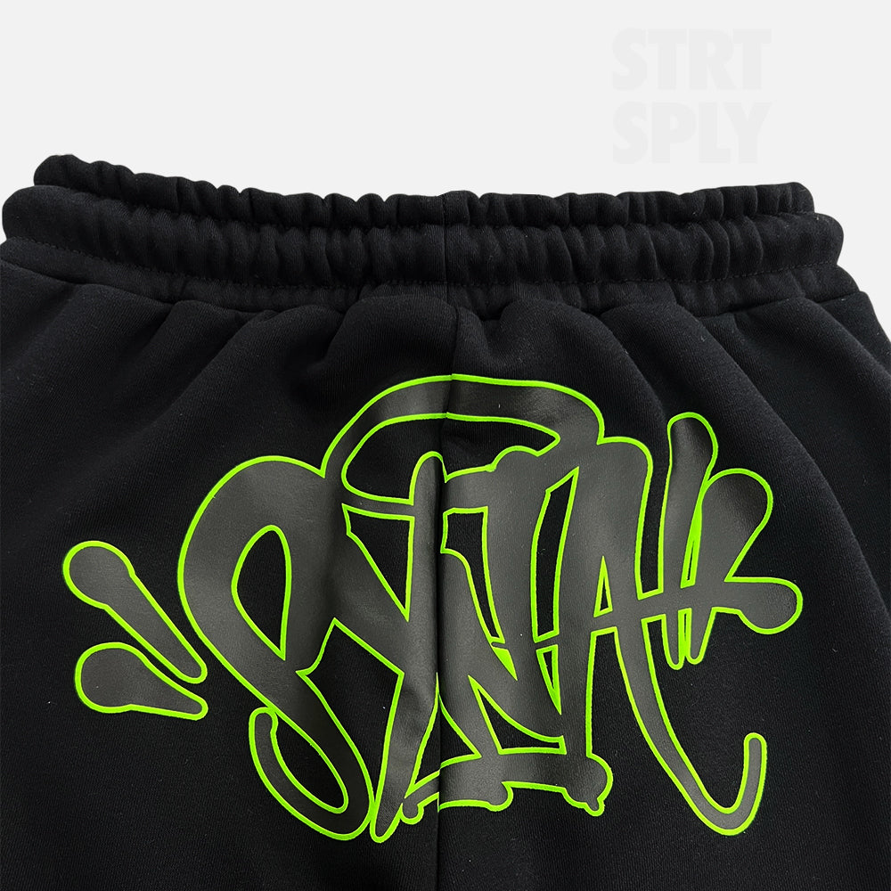 Syna World Logo Tracksuit - Black / Green 2.0