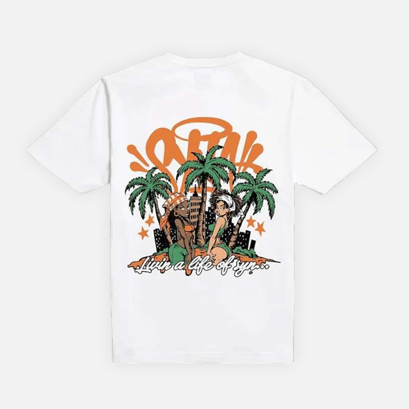 Syna World Palm Tree T-Shirt - White