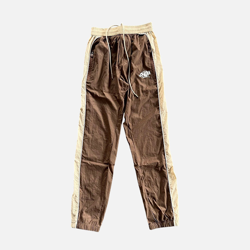 Syna World Logo Shell Tracksuit - Brown /Beige