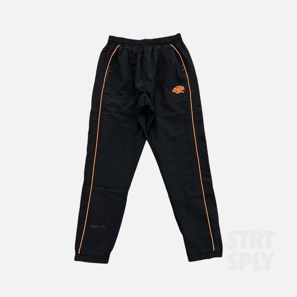 Syna World Logo Shell Tracksuit - Black / Orange