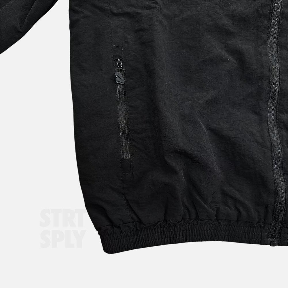 Syna World Logo Shell Tracksuit - Black / Orange