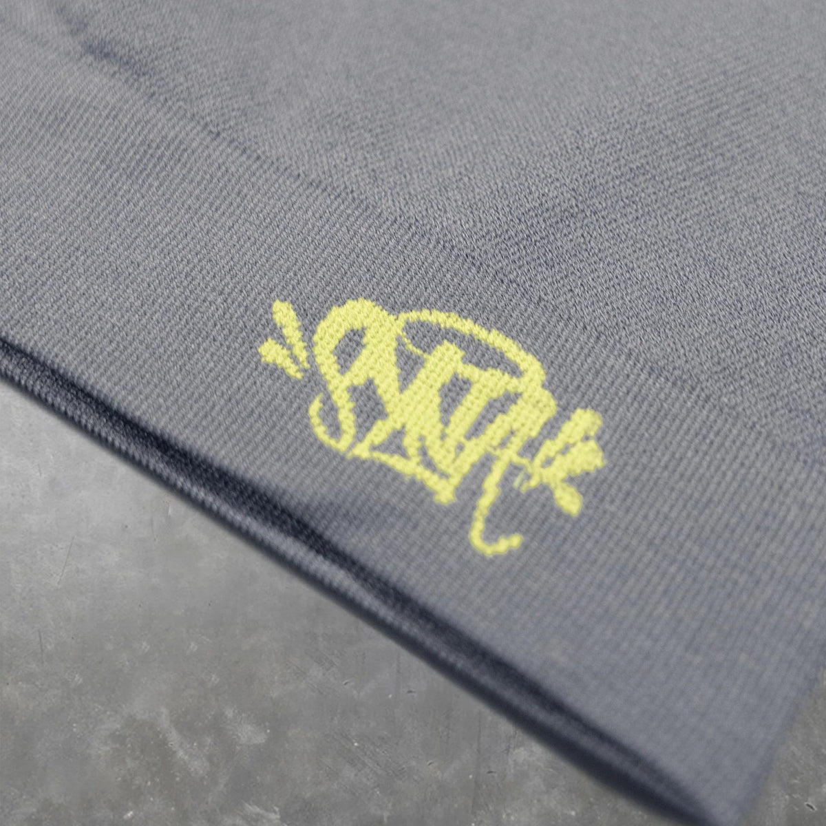 Syna Lettering Syna World Logo Skull Hat - Grey