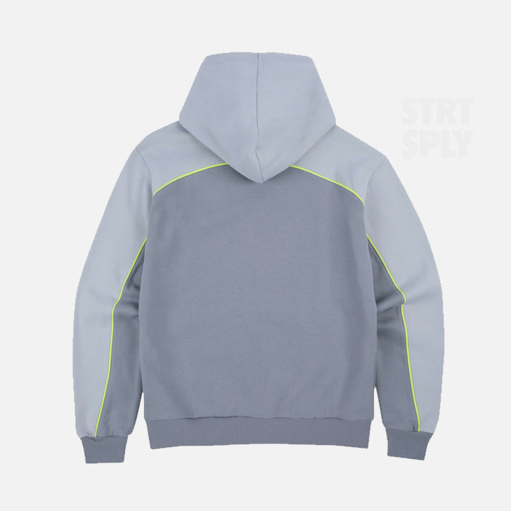 Syna World Team Hoodie - Grey / Volt Green