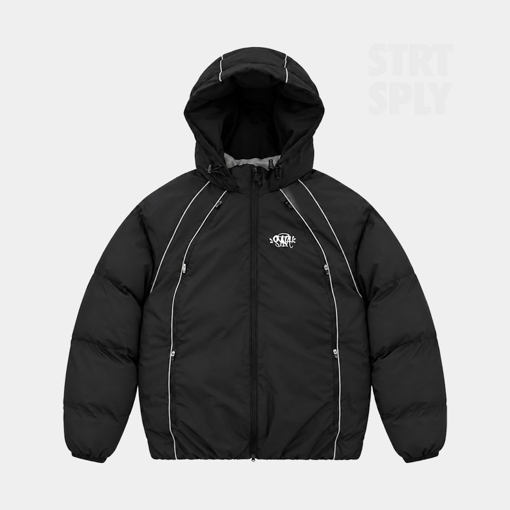 Syna World Vault Puffer Jacket - Black / Reflective