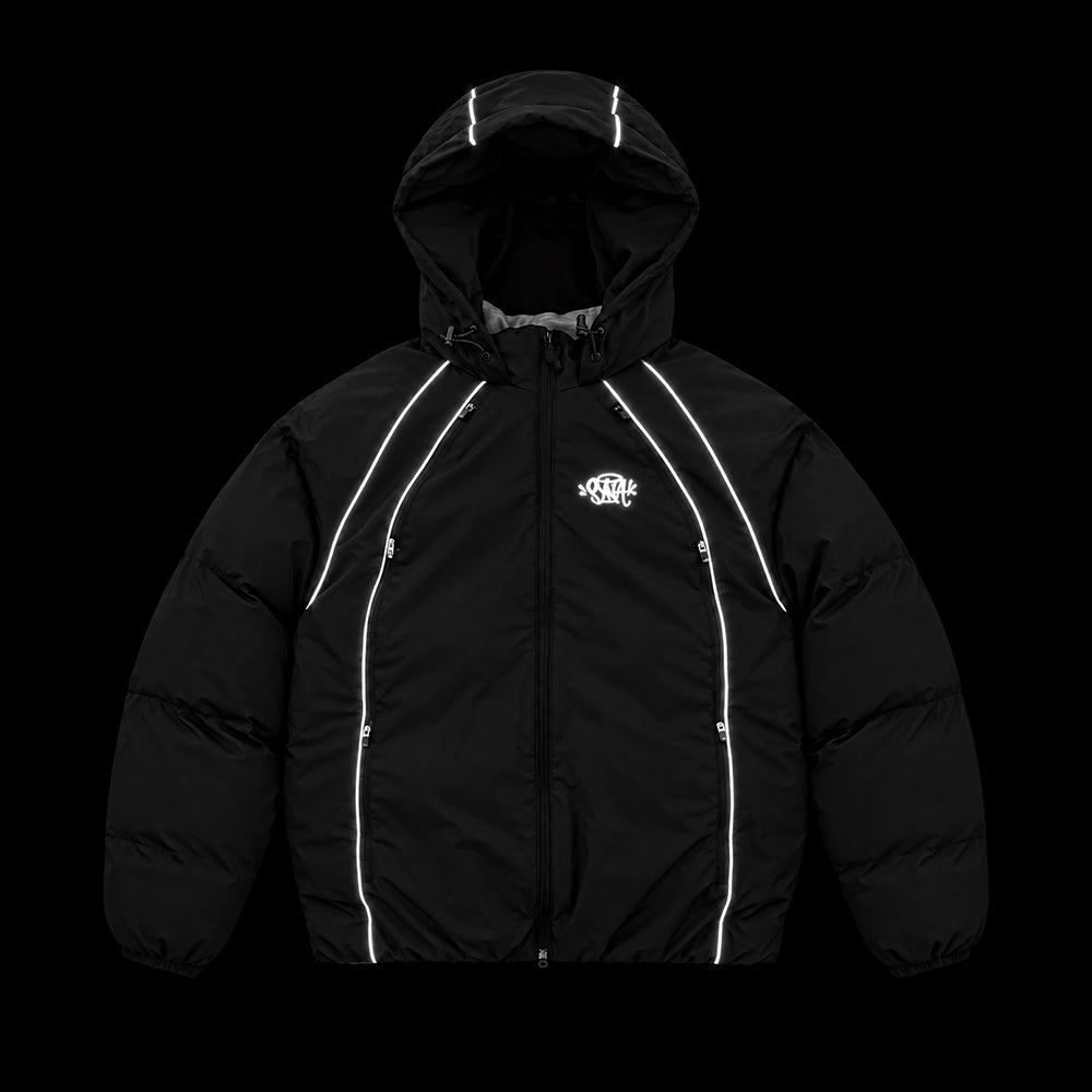 Syna World Vault Puffer Jacket - Black / Reflective