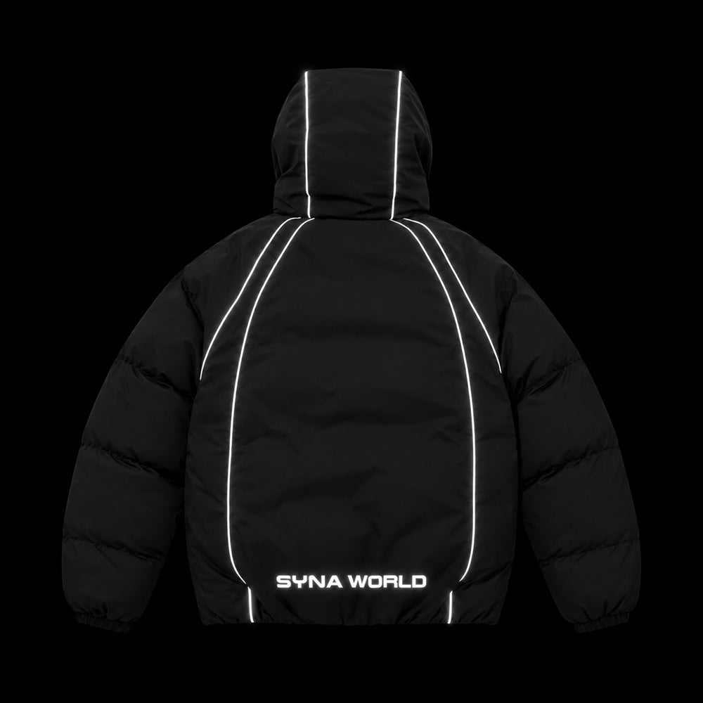 Syna World Vault Puffer Jacket - Black / Reflective
