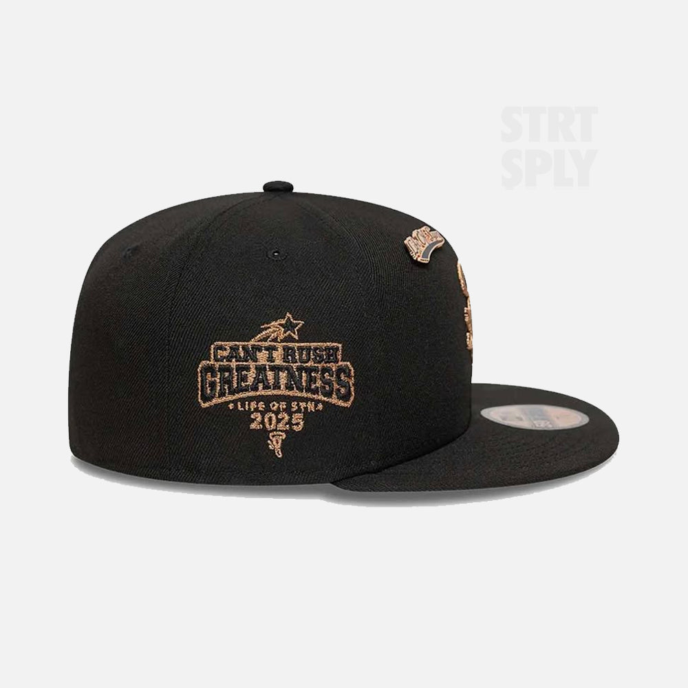 Syna World x New Era 9Fifty Snapback Cap - Black / Rose Gold