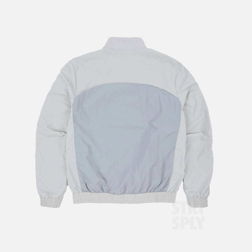 Syna World Logo Shell Tracksuit - Light Grey / Volt