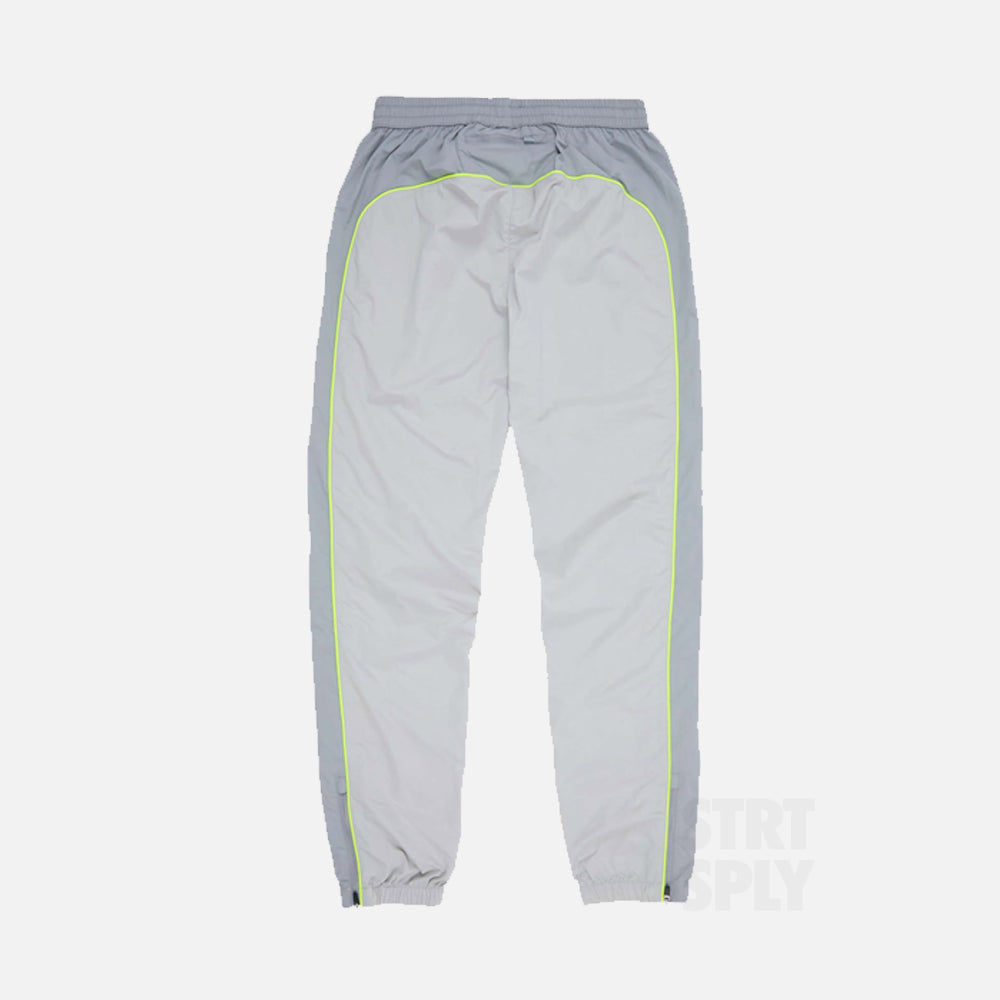 Syna World Logo Shell Tracksuit - Light Grey / Volt
