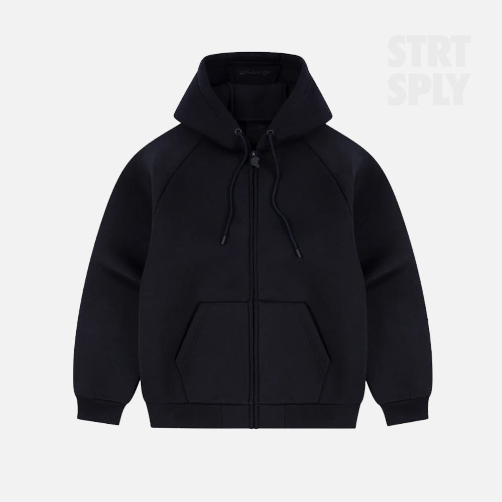 épine é volume tulle hoodie（black） épine volume tulle hoodie BLACK Port & Co Essential Fleece