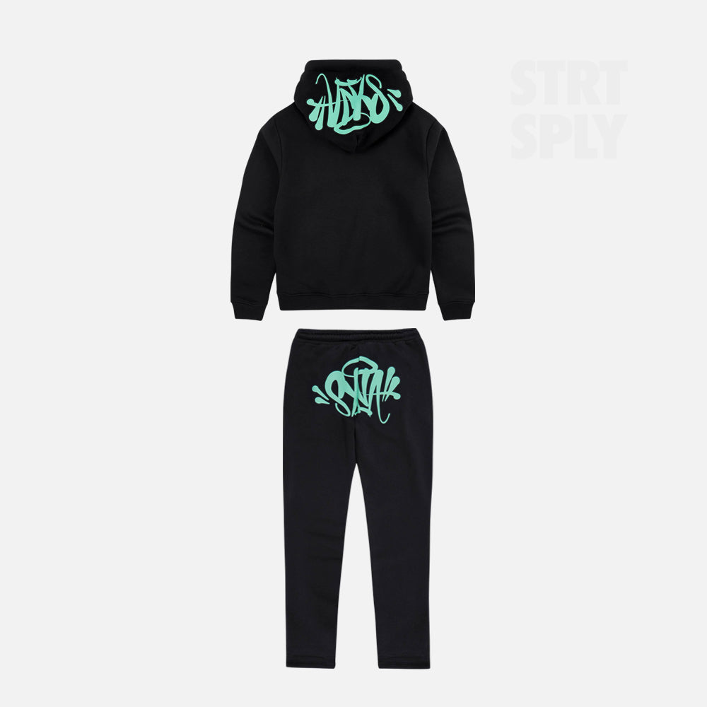 Syna World Logo Tracksuit - Black / Teal