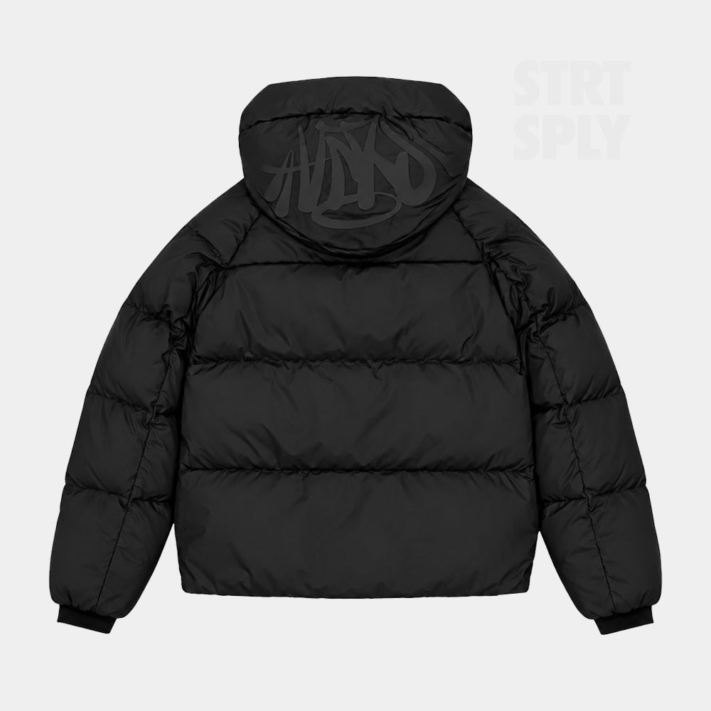 Syna World Logo Puffer Jacket - Blackout