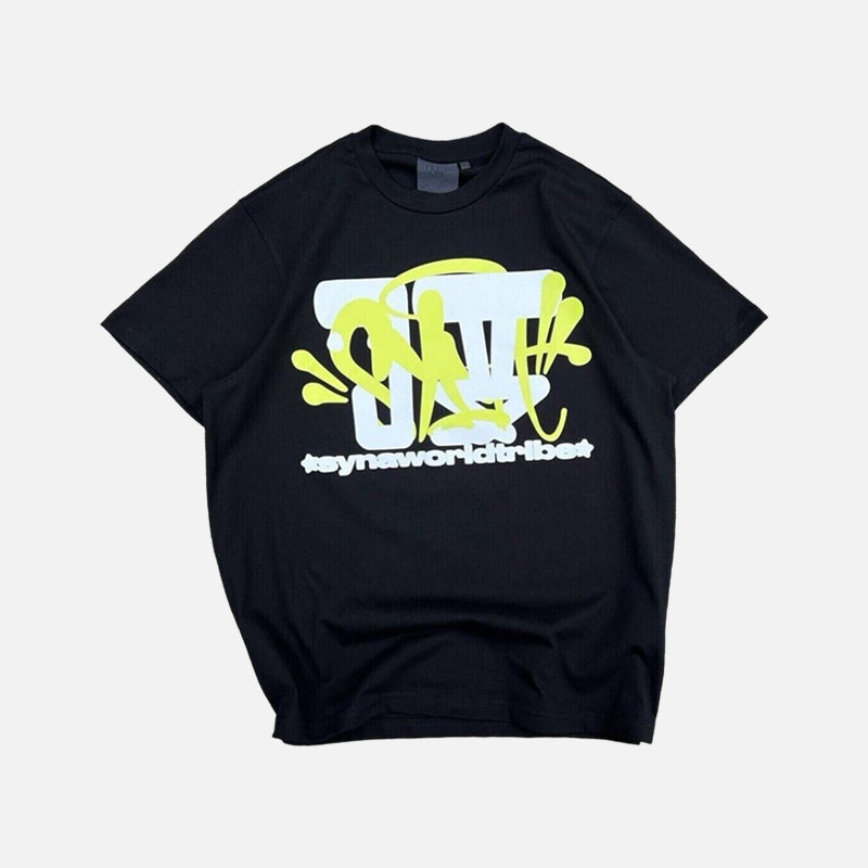 Syna World x Judah Glow In The Dark T-Shirt - Black / White
