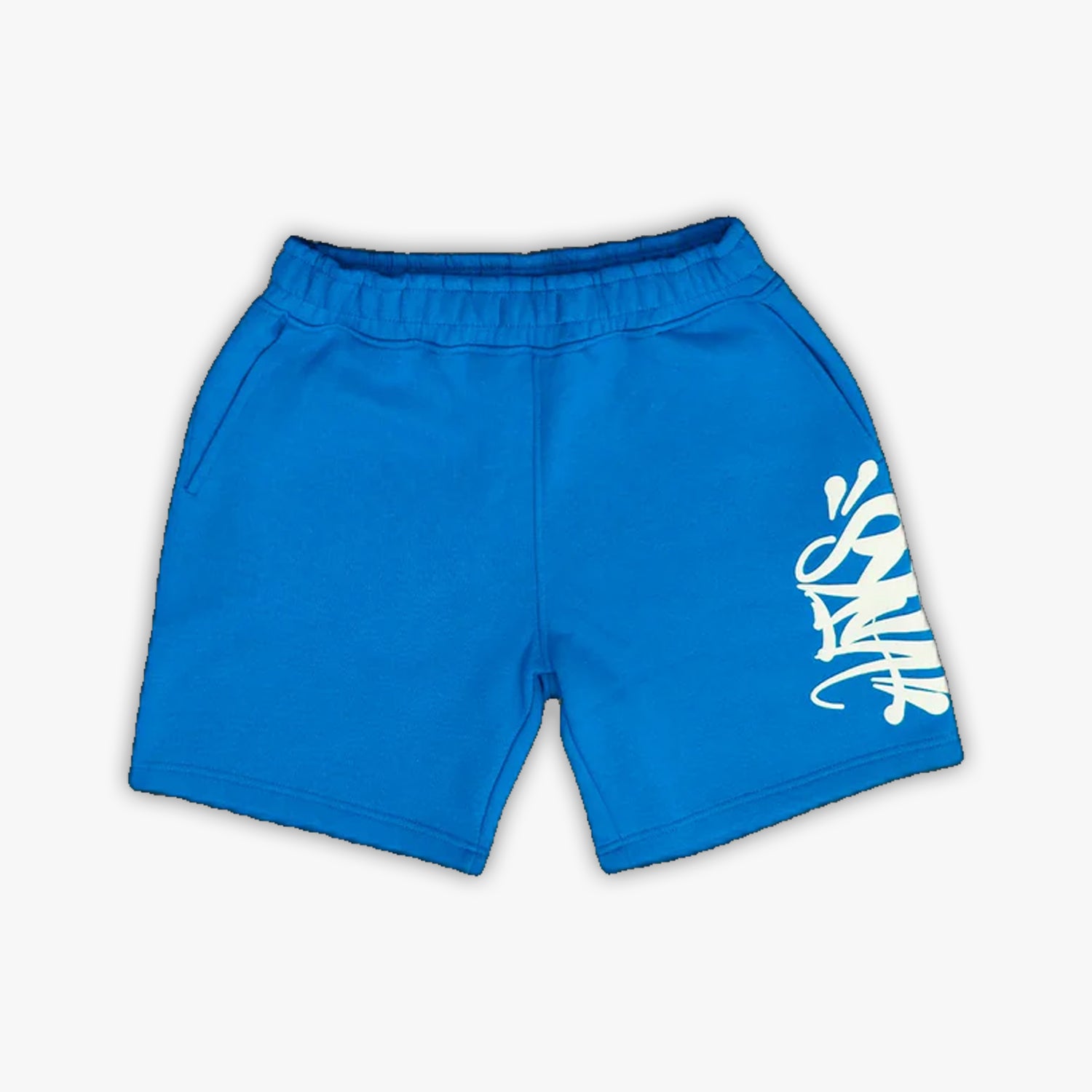 Syna World Team T-Shirt & Shorts Logo Set - Blue / White