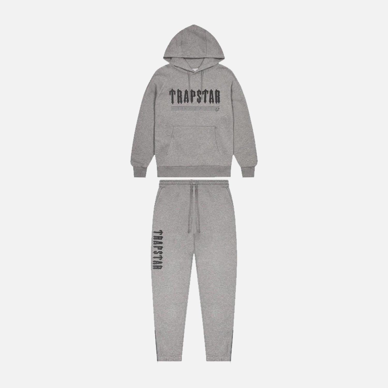 Trapstar Chenille Decoded 2.0 Hooded Tracksuit - Grey