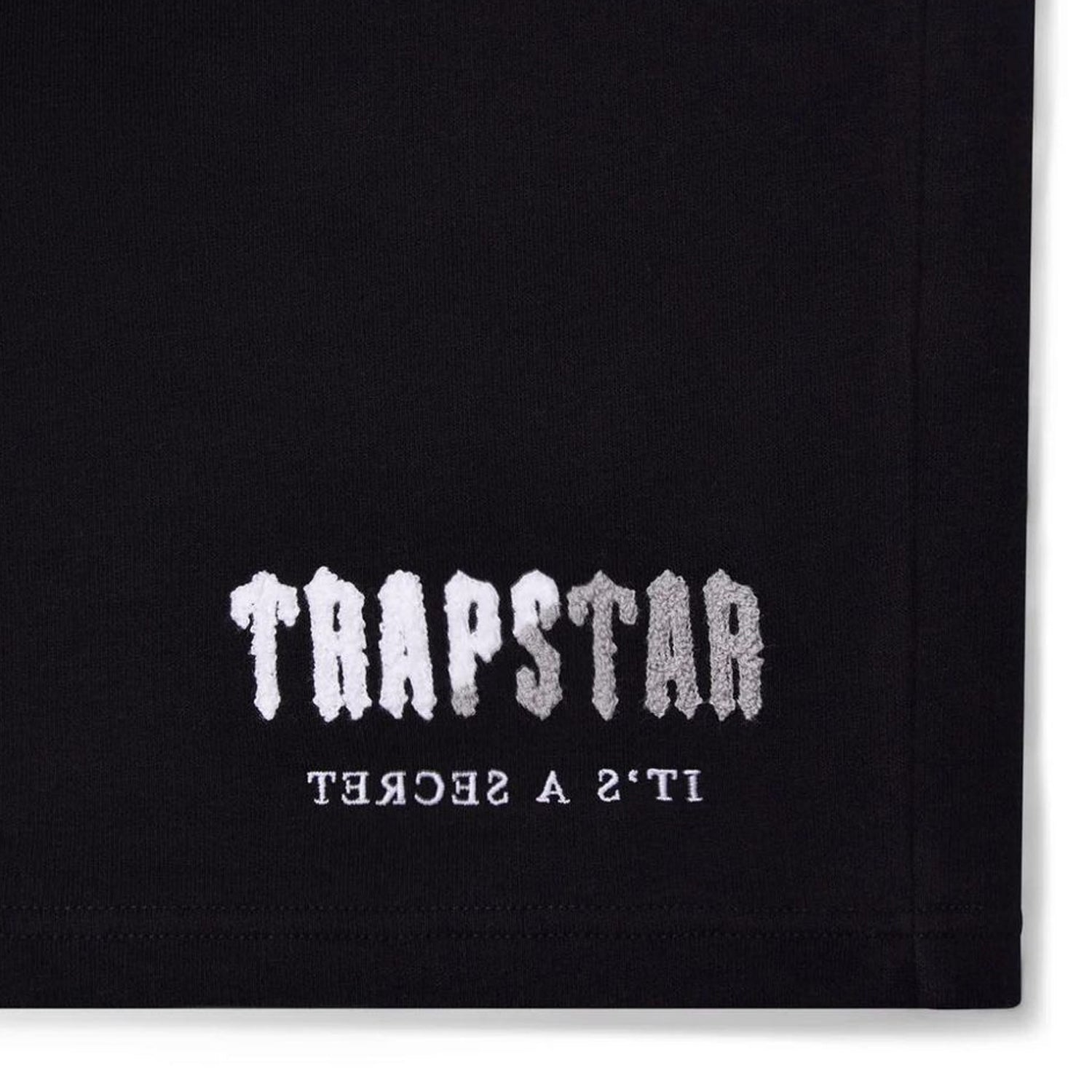 Trapstar Chenille Decoded Short Set - Black / White