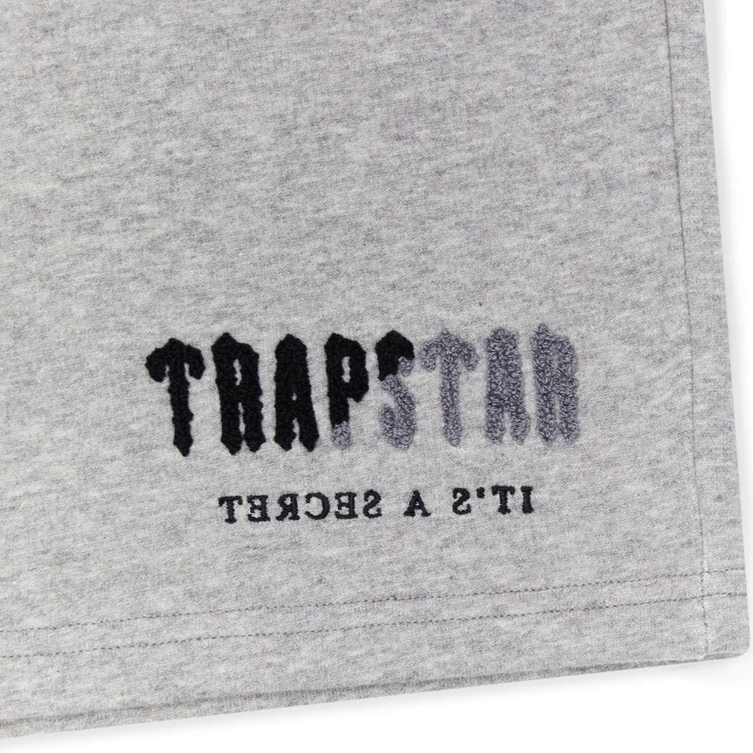 Trapstar Chenille Decoded Short Set - White / Grey