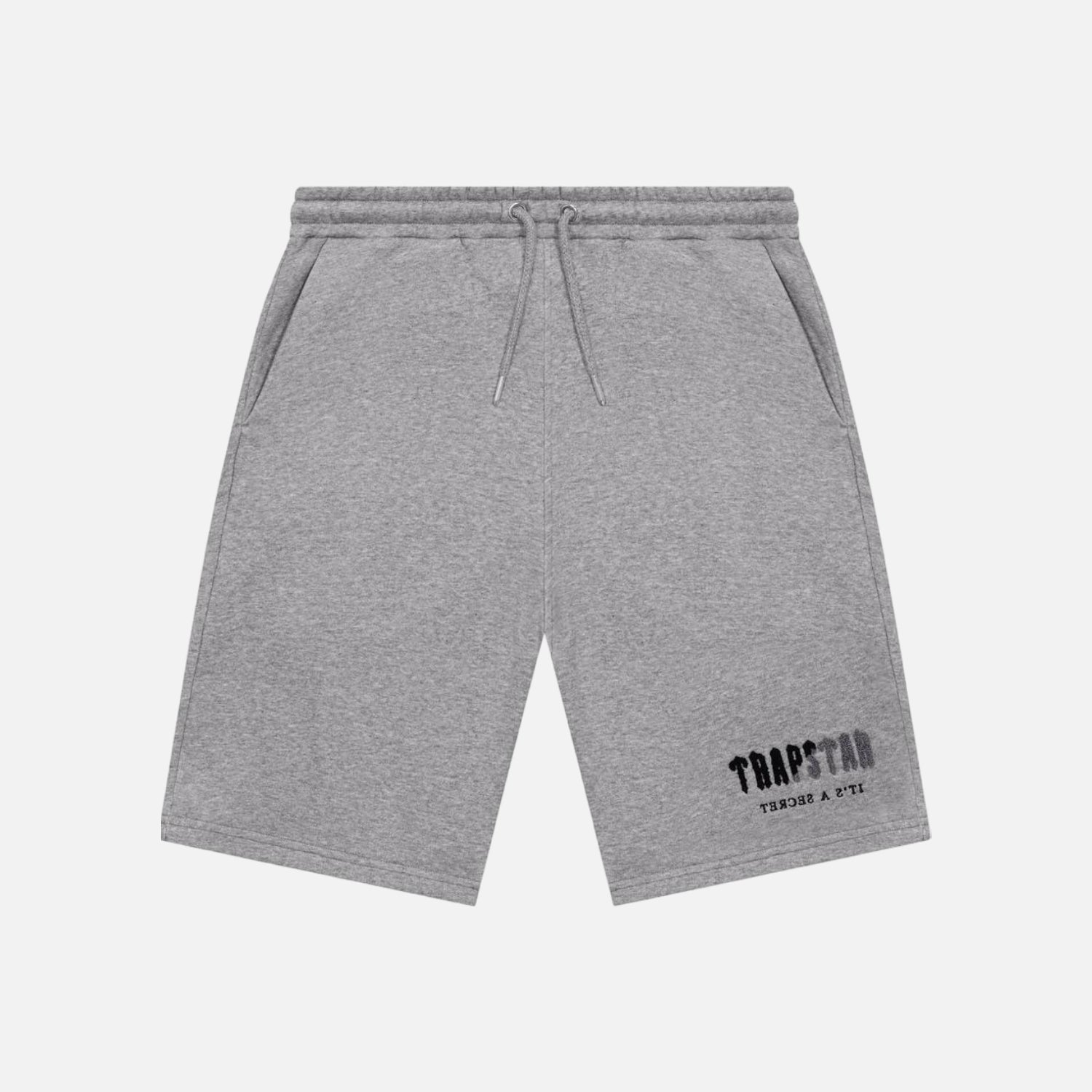 Trapstar Chenille Decoded Short Set - White / Grey