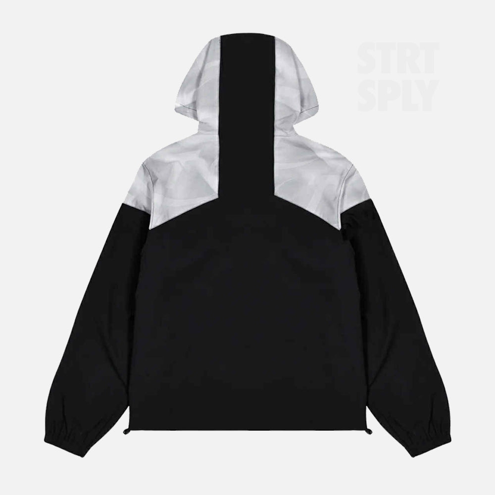 Trapstar Hyperdrive Contrast Shell Jacket - Black / Grey
