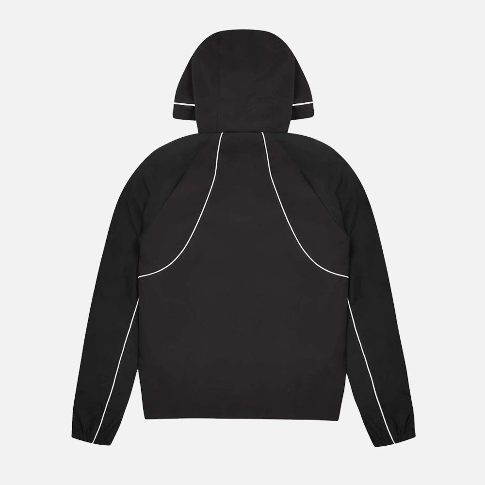 Trapstar Hyperdrive Piped Windbreaker - Black